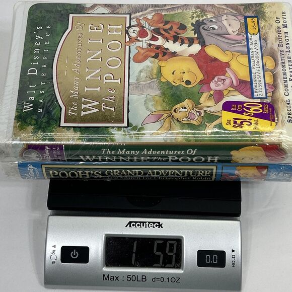 Poohs Grand Adventure & The Many Adventures of Winnie the Pooh Lot VHS Sealed - Picture 7 of 7